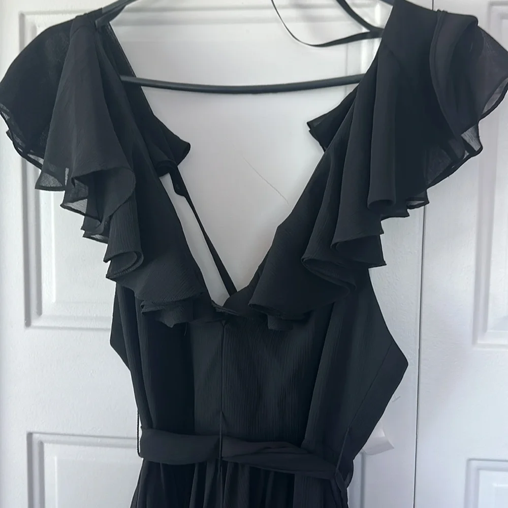 Jill Jill Stuart Ruffle Chiffon Gown MSRP $398 - Picture 5 of 13
